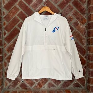 Champion Windbreaker Polaris Summit Super Week‎ Men’s Medium White Early Talent